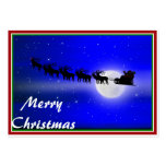 Santa's Sleigh Ride business cards