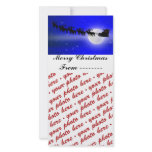 Santa's Sleigh Ride Photo Frame photo cards