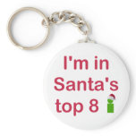 Santa's Top 8 keychains