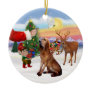 Santas Treat - Bloodhound Christmas Tree Ornaments