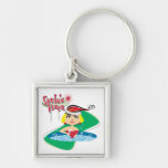 Santa's Vixen Key Chain