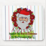 Santa's War On Xmas Mousepads