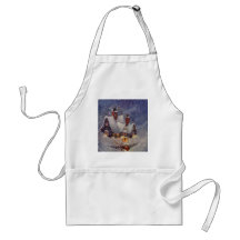 Santa's Workshop at the North Pole, Christmas Eve Apron