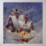 Santa's Workshop at the North Pole, Christmas Eve Poster