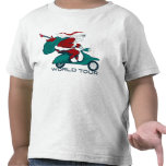 Santa's World Tour Scooter t-shirts