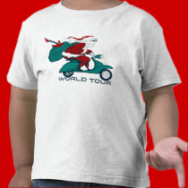 Santa's World Tour Scooter t-shirts