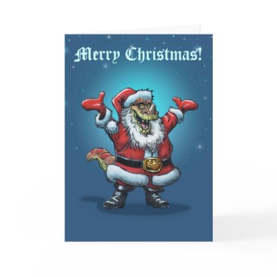 SANTASAURUS Card by chiodobros