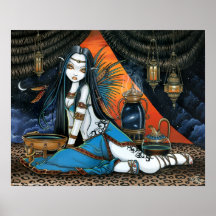 Santha Celestial Tribal Sage Fairy Angel Poster