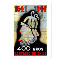 Santiago De Chile Post Card