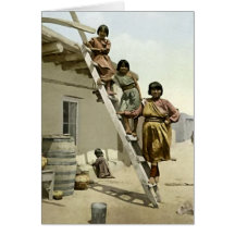 Santo Domingo Pueblo, New Mexico Greeting Card