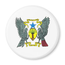 Santo Tomé & Príncipe Coat of Arms Refrigerator Magnets
