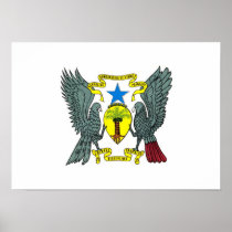Santo Tomé & Príncipe Coat of Arms Print