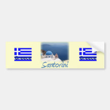 Santorini Bumper Stickers