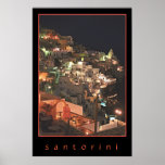 Santorini by Night posters