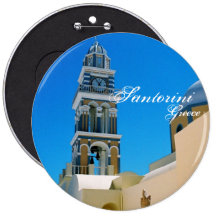 Santorini, Greece Button