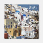 Santorini, Greece Refrigerator Magnet