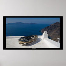 Santorini Island in the southern Aegean Sea Print