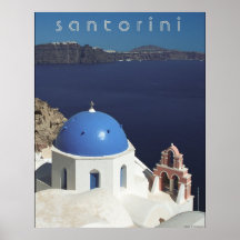 Santorini Poster