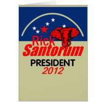 Santorum 2012 cards