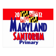 Santorum MARYLAND Postcards