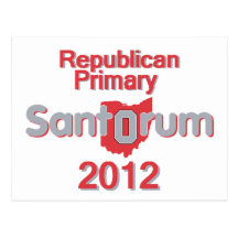 Santorum OHIO Post Card