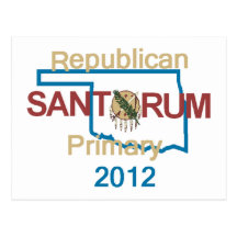Santorum OKLAHOMA Postcards