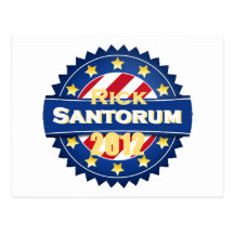 Santorum Postcard