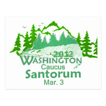 Santorum WASHINGTON Postcards