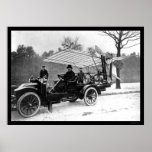 Santos Dumont Aeroplane Car 1909 posters