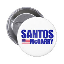 Santos McGarry campaign button
