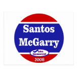Santos McGarry in 2008 Postcard