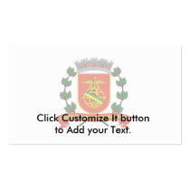 Santos Saopaulo Brasil, Brazil flag Business Card Template