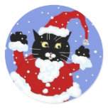 Santy Cat Stickers