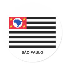 São Paulo, Brazil Waving Flag