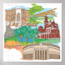 Sao Paulo Posters
