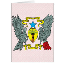 Sao Tome Principe Coat of Arms detail Card