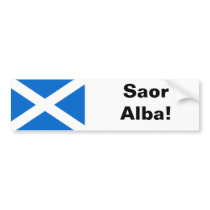 Saor Alba Bumper Sticker