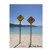 Sapi Island, Borneo Postcard