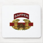 Sapper Tab w/ Combat Engineer Badge Mousepad