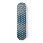 Sapphire Gem Pattern Skateboard