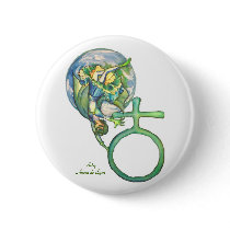 Sapphire Terra Pinback Buttons