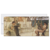 Sappho and Alcaeus by Sir Lawrence Alma Tadema Invitation