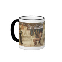 Sappho and Alcaeus by Sir Lawrence Alma Tadema Coffee Mugs