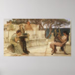 Sappho and Alcaeus by Sir Lawrence Alma Tadema posters