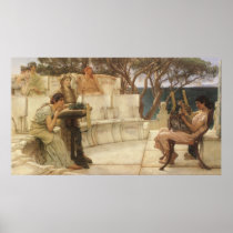 Sappho and Alcaeus by Sir Lawrence Alma Tadema Print