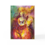 SAPPHO ,DANCE, MUSIC AND POETRY GREETING CARDS