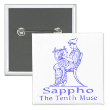 Sappho: The Tenth Muse Buttons