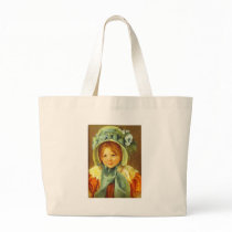 Sara in a Green Bonnet. c. 1901, Mary Cassatt Bag