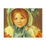 Sara in a Green Bonnet. c. 1901, Mary Cassatt Post Card