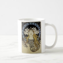 Sarah Bernhardt by Alphonse Mucha Coffee Mug